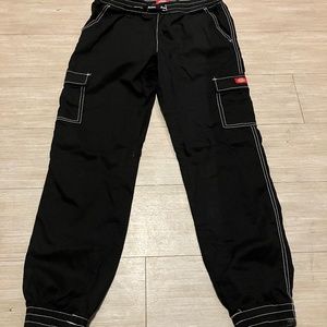 Dickies baseball stitching black cargo pants…